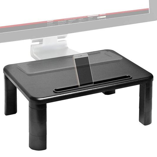 Computer Monitor Riser Organizer Desk Wood Monitor Stand Riser