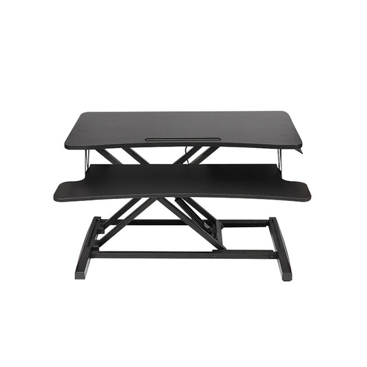 Height Adjustable Monitor Stand Riser With Keyboard Tray Ergonomic