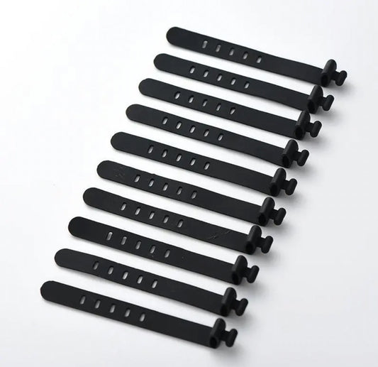 Portable Reusable Silicone Strap Cable Winder Tide Organizer Desktop